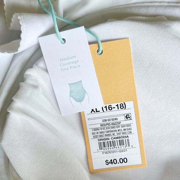 Kona Sol NWT Paisley Underwire Medium Coverage One-Piece Swimsuit in Purple • XL - Picture 6 of 9